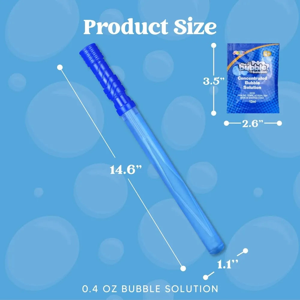Joyfy Bubble Wands Bulk Set For Kids Outdoor Fun Activities