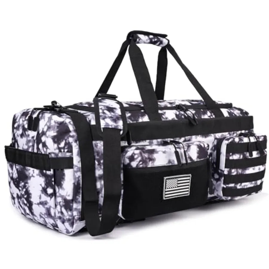 Tactical Duffle Bag Three In One Backpack With Shoe And Laptop Sleeve MOLLE
