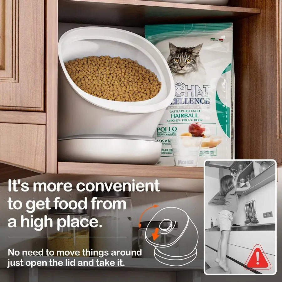XMSJ Airtight Pet Food Storage Container For Dry Food