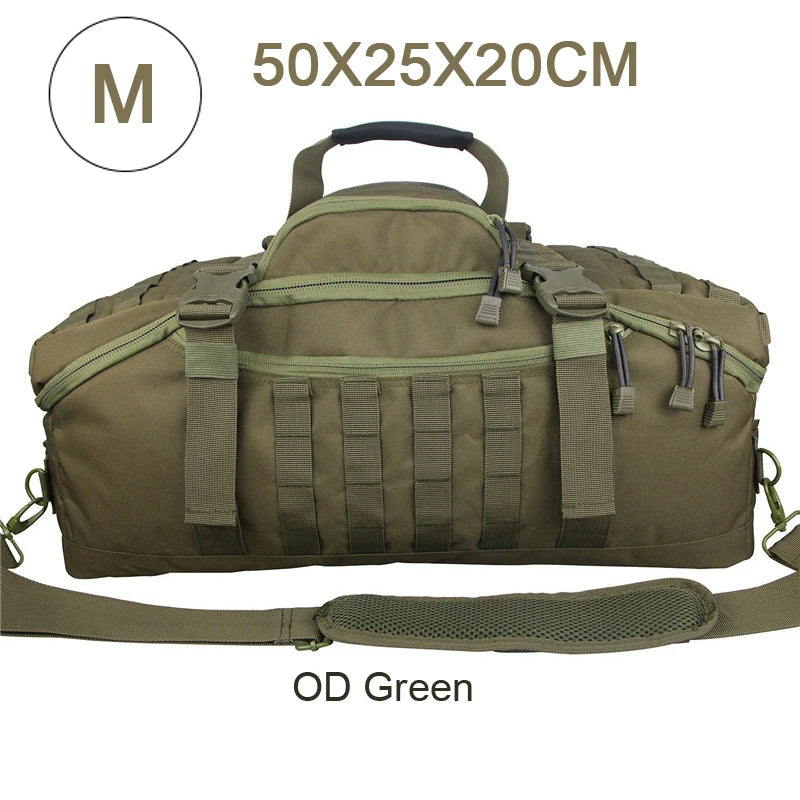 LQARMY Tactical Travel Bag Molle Duffle For Camping