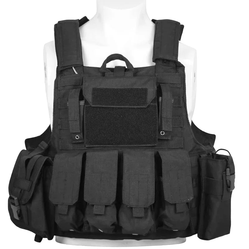 Tactical Vest Plate Carrier With Molle For Outdoor Armor