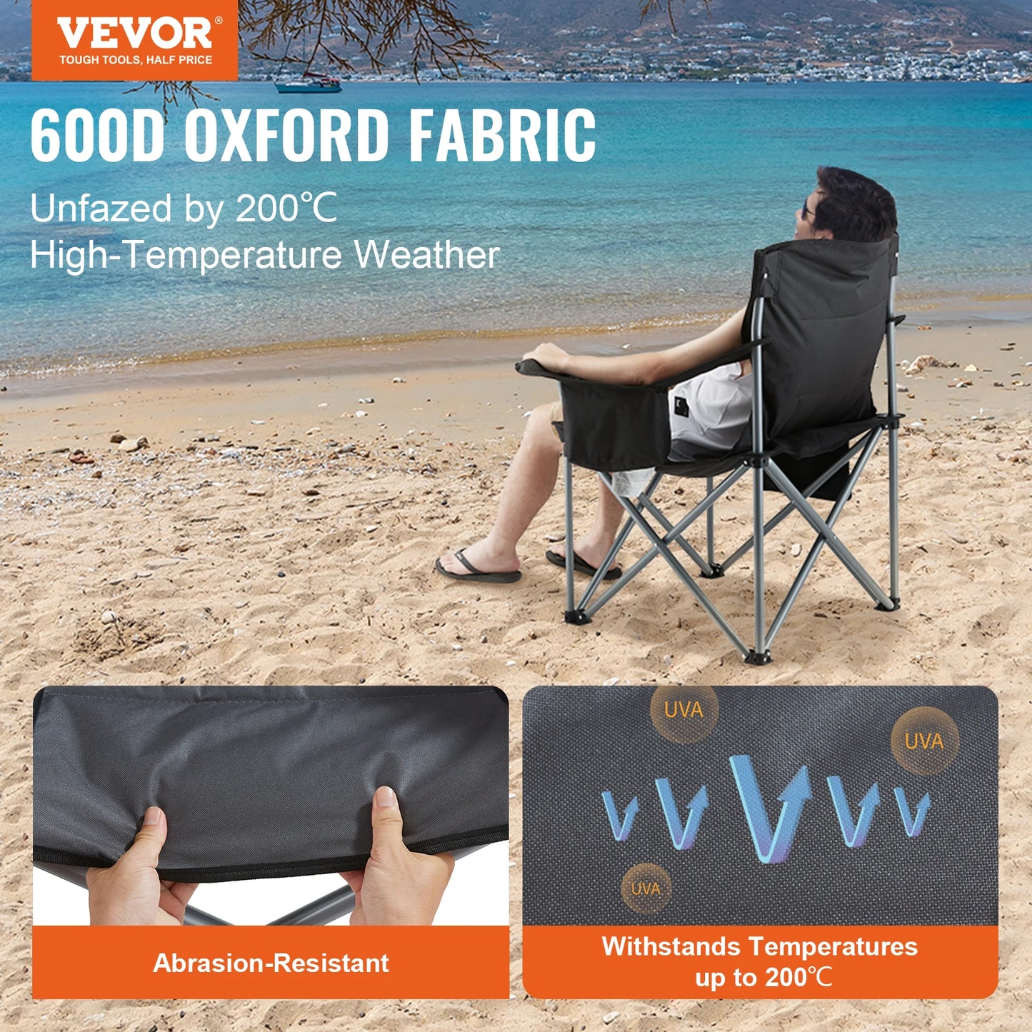 SucceBuy Outdoor Folding Camping Chair Ultralight Portable Beach Hiking