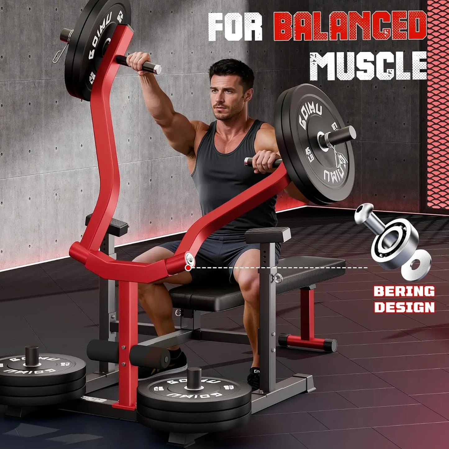 Z1-PRO Chest Press Machine With Independent Arms For Upper Body