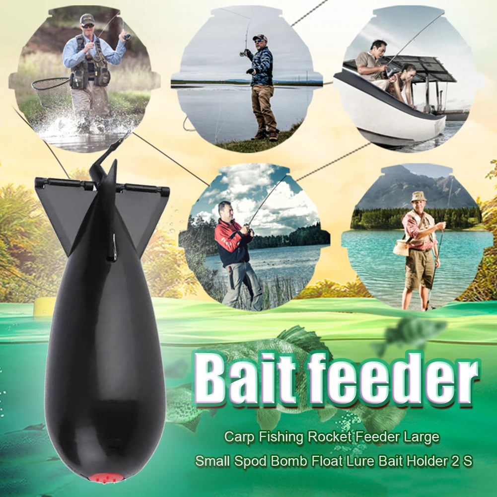 Carp Fishing Feeder Float Rocket Feeders Lure Bait Holder