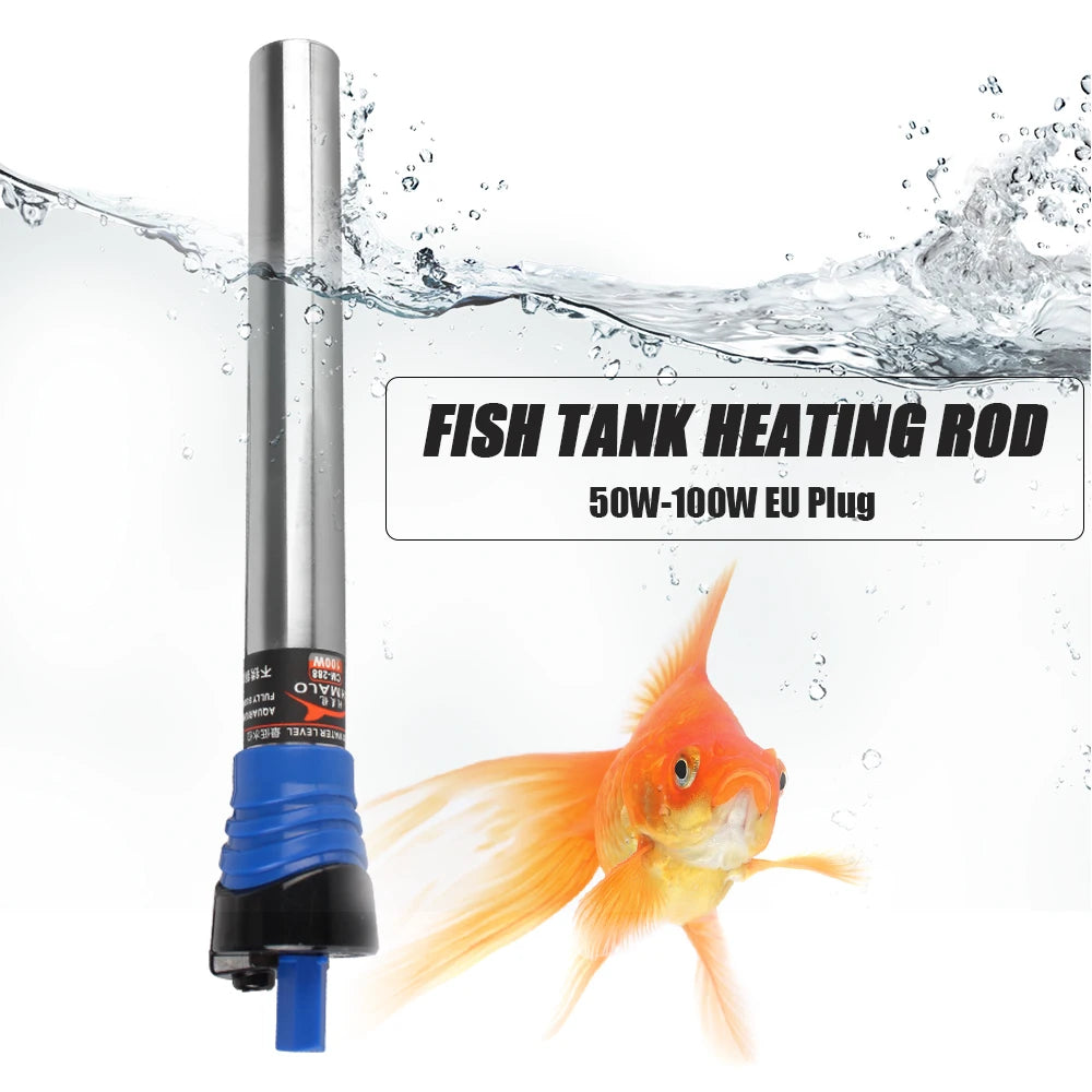 Fish Tank Heating Rod Thermostat 100W With EU Plug