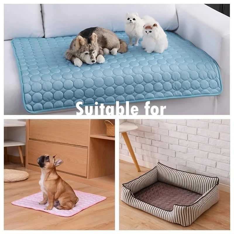 BeiYu Pet Cooling Mat For Dogs And Cats Durable Pad