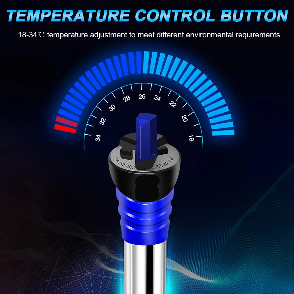 Fish Tank Heating Rod Thermostat 100W With EU Plug