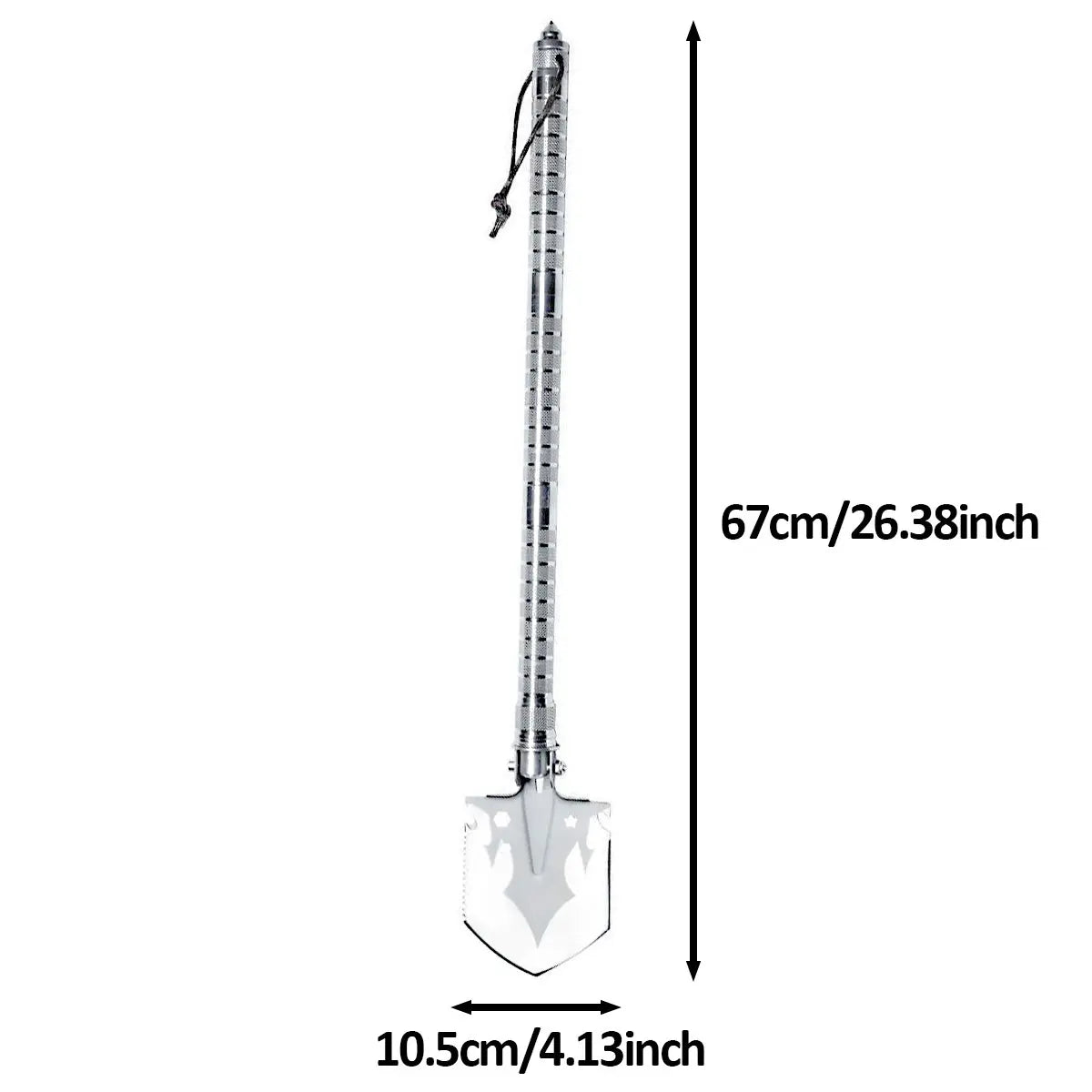Skywolfeye Foldable Military Shovel for Outdoor Survival and Camping