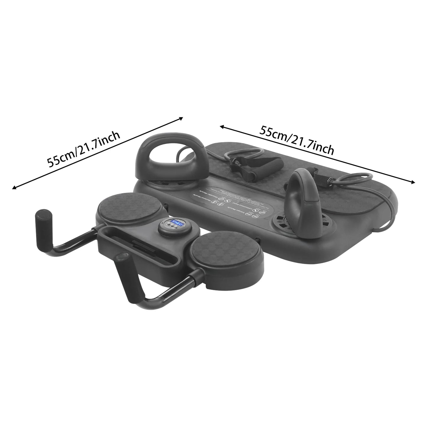 Pilates Board With Timer Multifunctional Abdominal Board For Home Gym