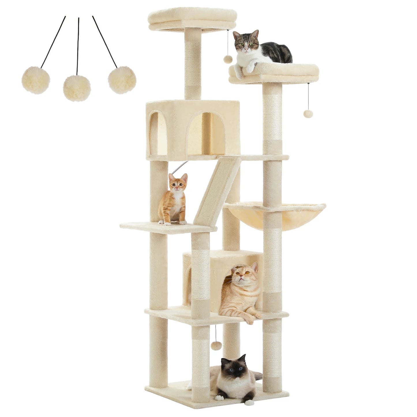 PAWZ Road Cat Tree Tower For Indoor Cats
