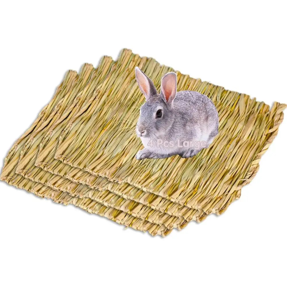 Natural Woven Bed Mat for Small Pets Nests and Play