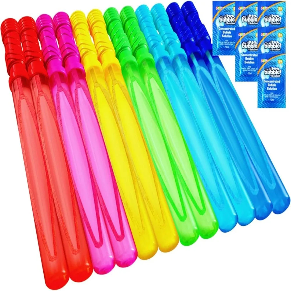 Joyfy Bubble Wands Bulk Set For Kids Outdoor Fun Activities