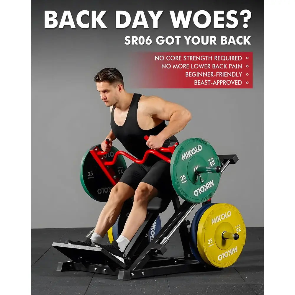 YTYIN Linear Row Machine For Back Workout And LAT Training