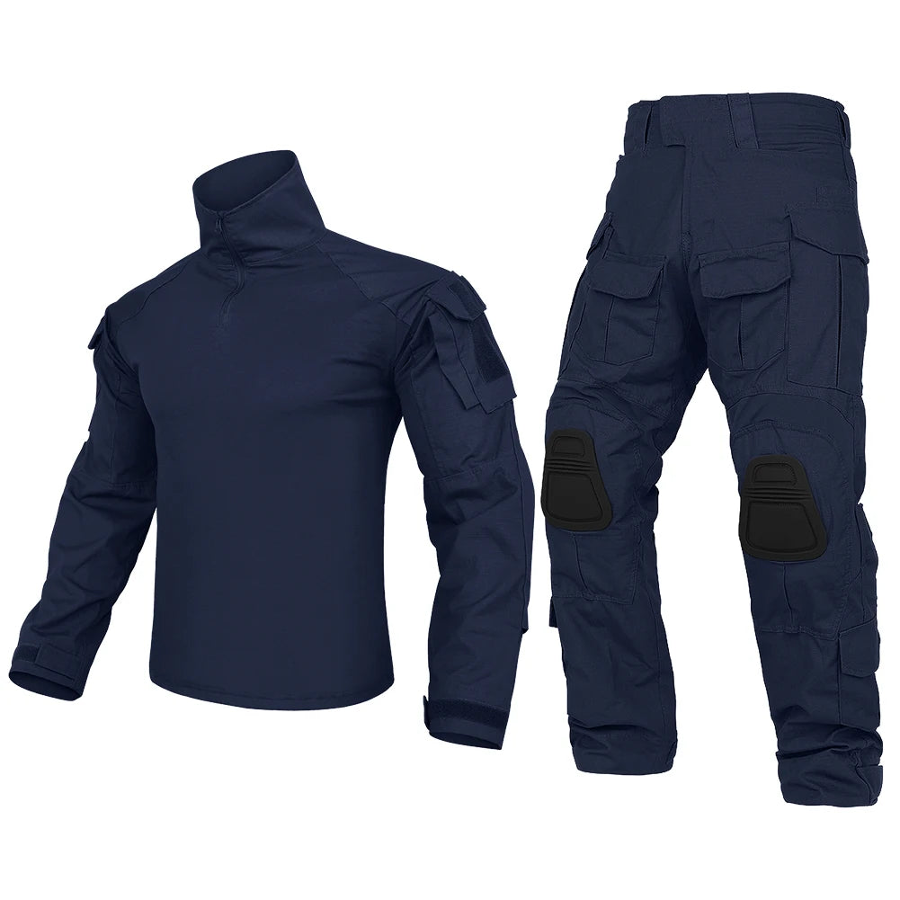 KRYDEX Tactical Camouflage Shirt And Pants Set For Hunting Outdoors