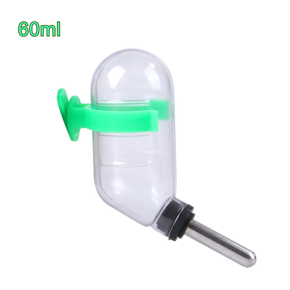 Plastic Hamster Drinker Water Bottle Dispenser Hanging For Small Pets
