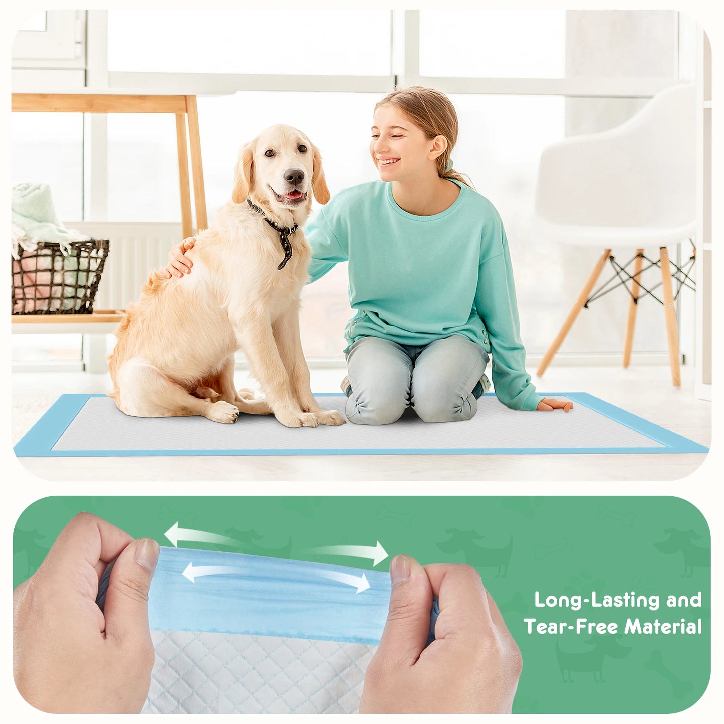 Disposable Pet Underpads Leakproof Quick Drying For Dogs