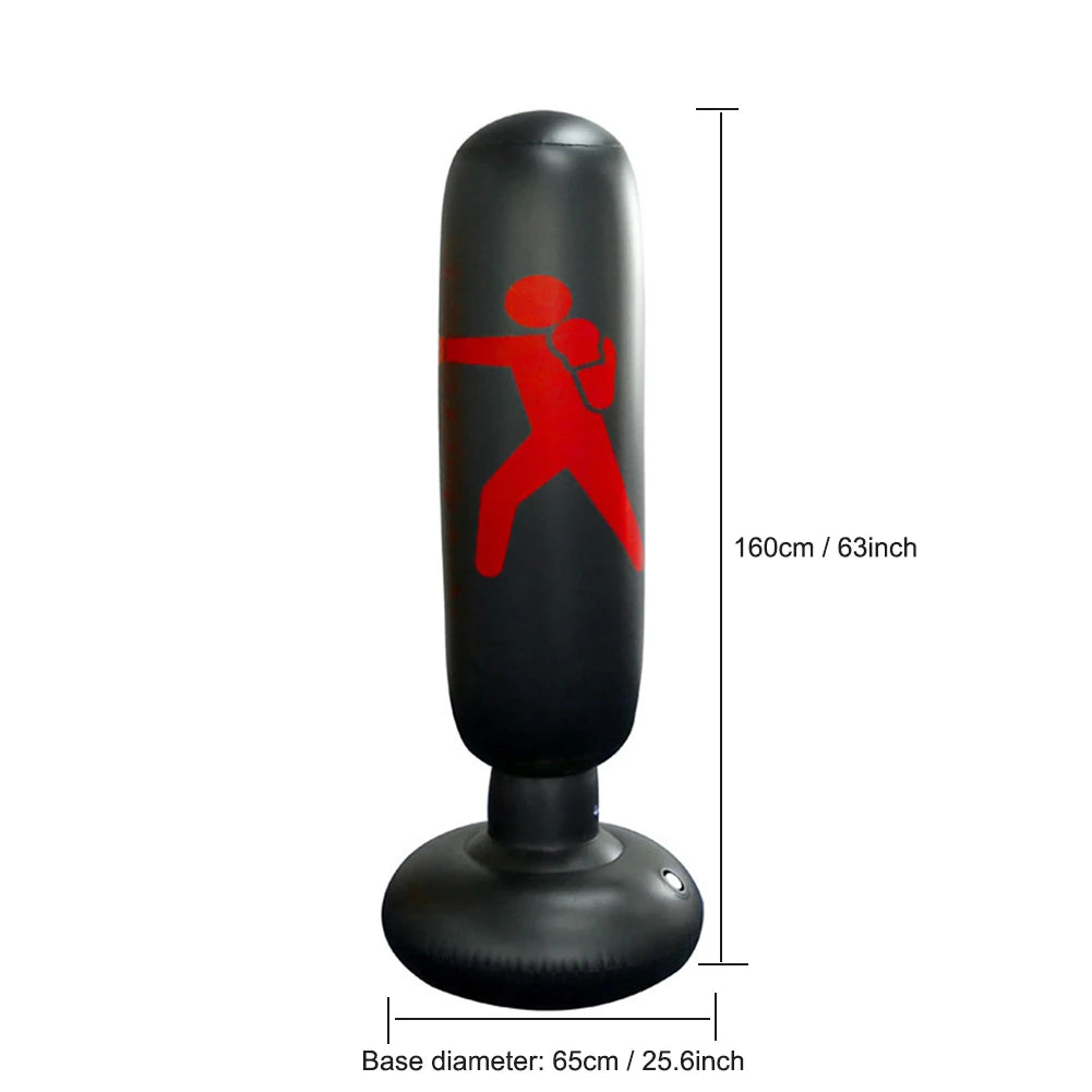 Inflatable Boxing Bag for Children and Adults PVC Standing Bag