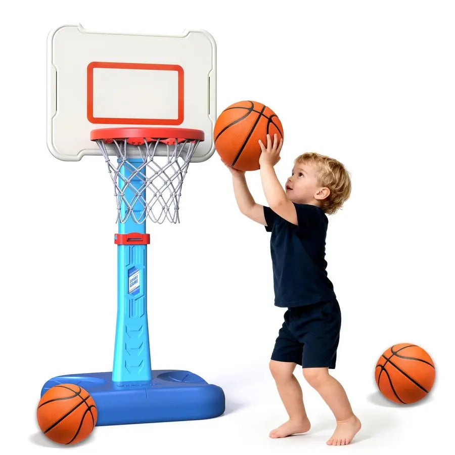 Basketball Hoop Indoor For Kids Adjustable Mini Basketball Set With 3 Balls