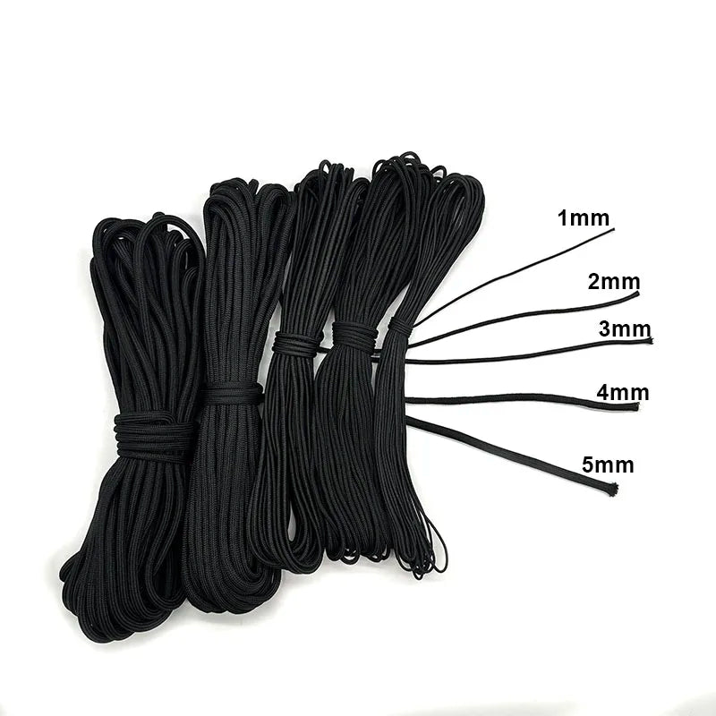 FLYER TANG Paracord Rope 1 to 5mm Diameter for Camping Survival DIY