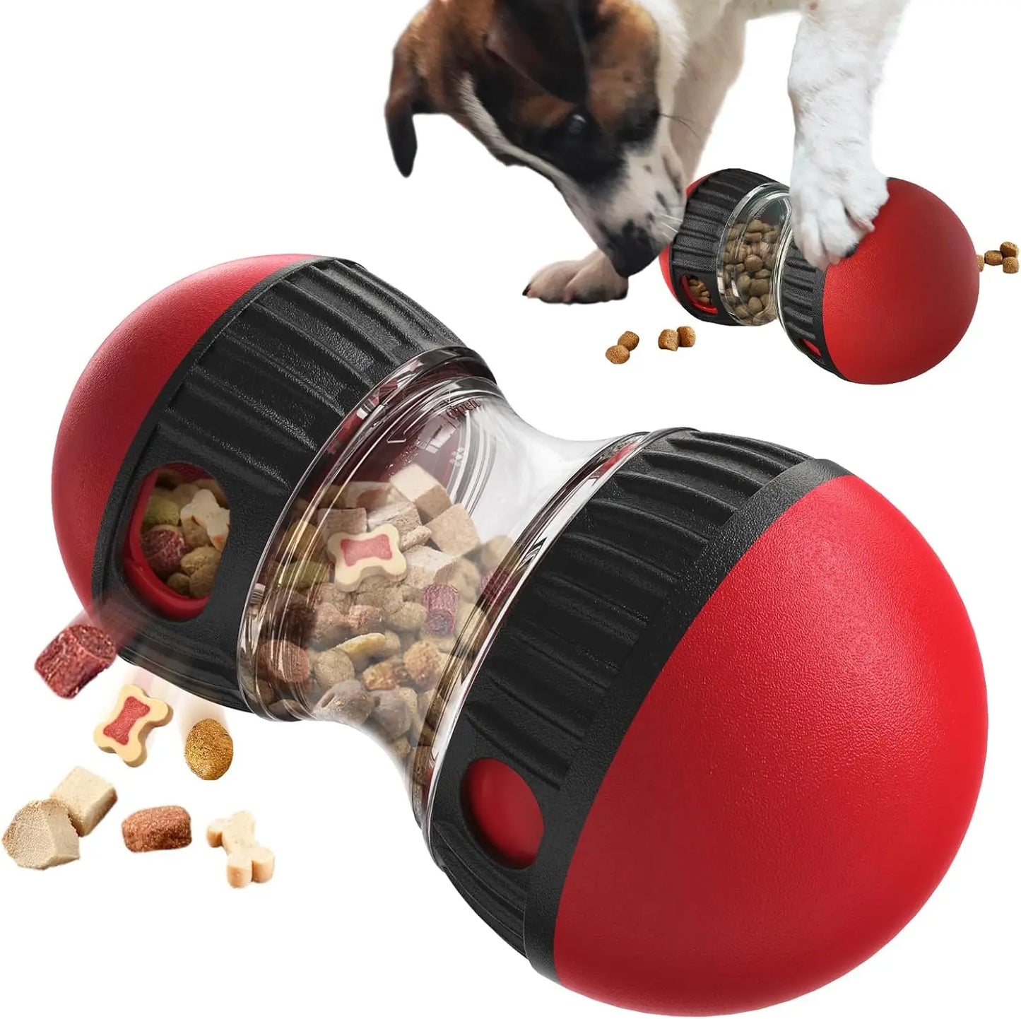 Dog Puzzle Toy Adjustable Treat Dispensing Ball For Slow Feeder