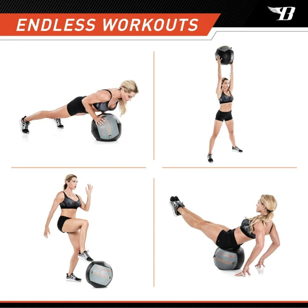 Bionic Body Weighted Slam Wall Ball for Cardio and Core