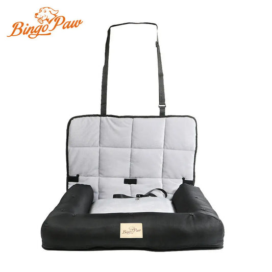 BINGOPAW Car Seat Bed For Dogs Waterproof Pet Cushion Mat