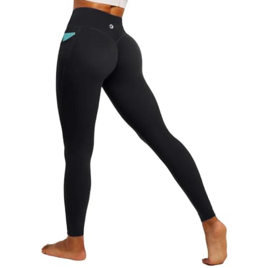 IUGA Invisible Scrunch Butt Lifting Leggings With Pockets Tummy Control