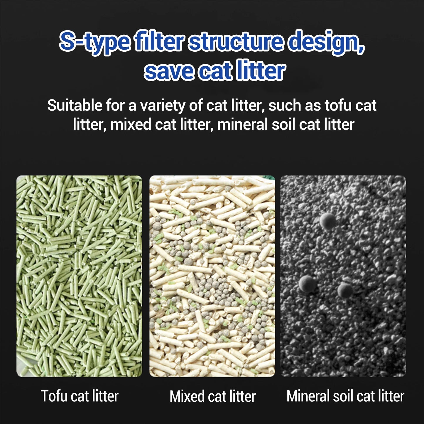 HiMISS Self Cleaning Cat Litter Box With App Control And Safety Sensors