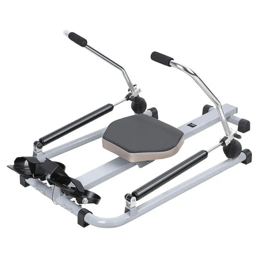 Hydraulic Rower With LCD Monitor For Home Aerobic Fitness