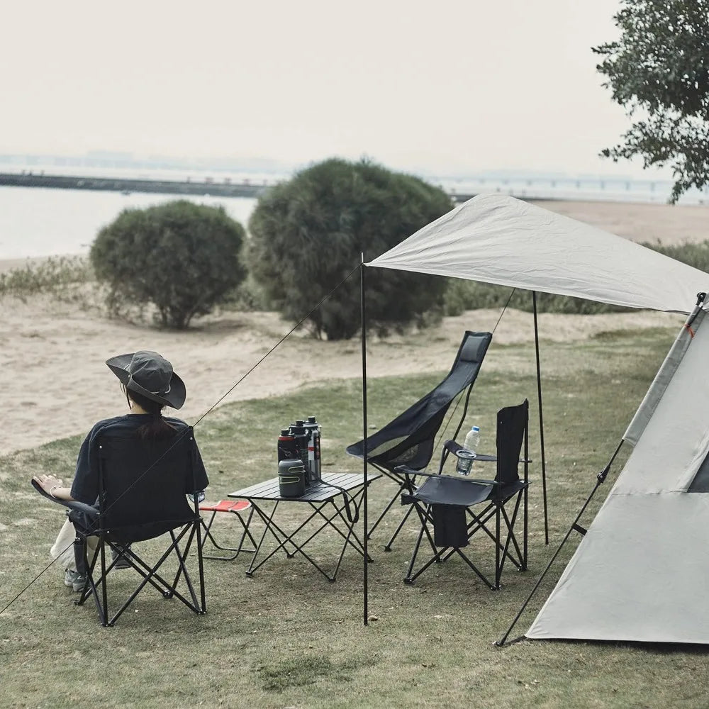 XIUWO Lightweight Folding Camp Chair For Beach Lawn Patio Outdoor