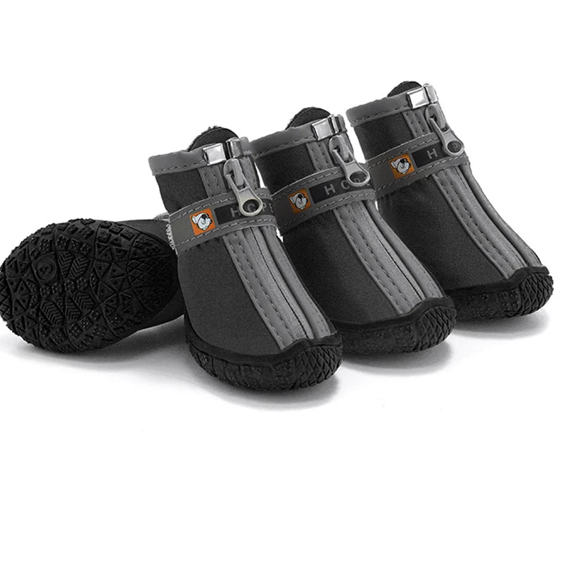 Breathable Dog Shoes Non Slip Plush Protection Paw Boots