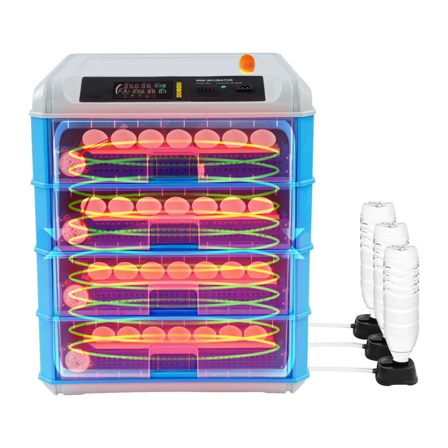 Bymaocar 200 To 240 Egg Incubators With Temperature Humidity Control