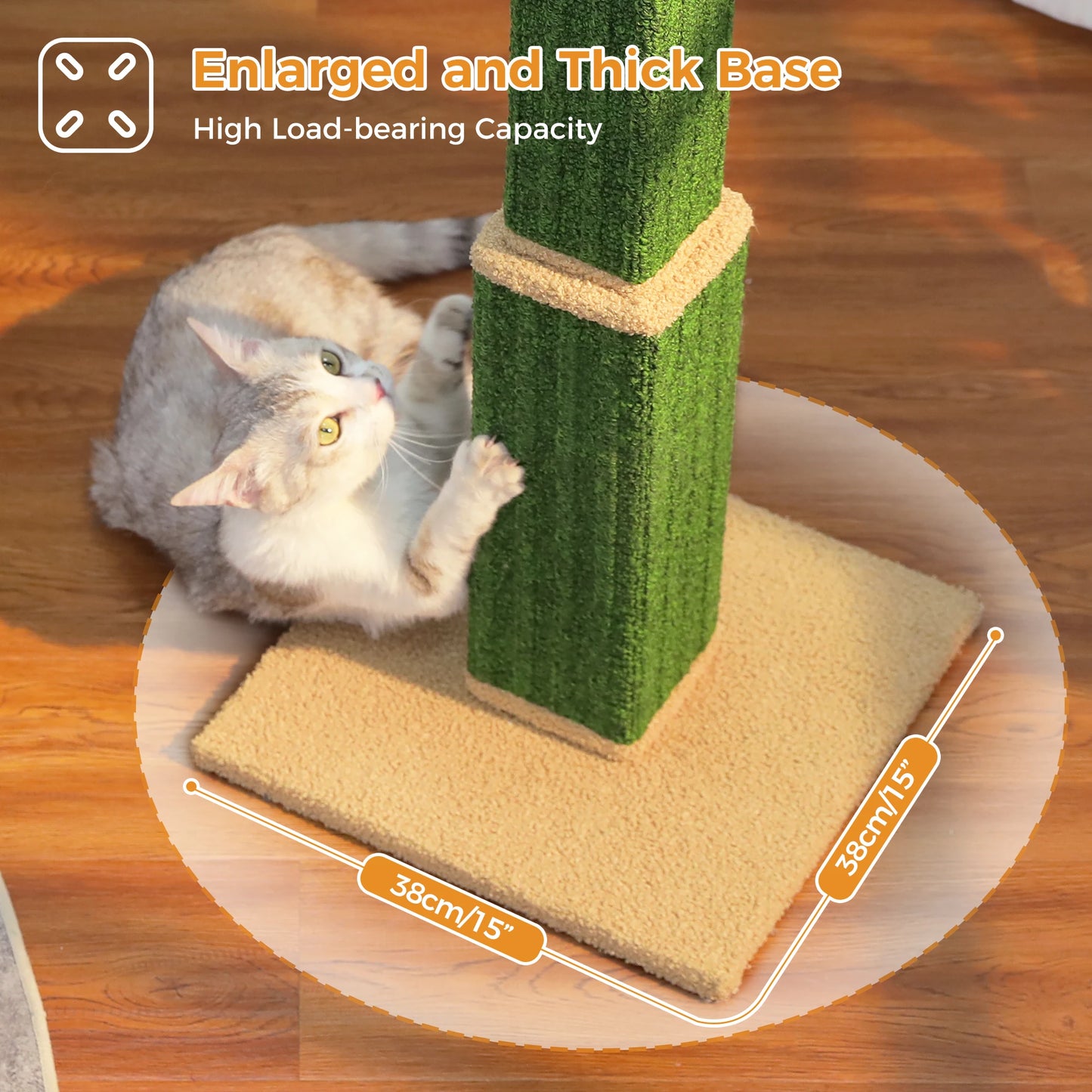 PAWZ Road Indoor Cat Scratching Post With Sisal Ball