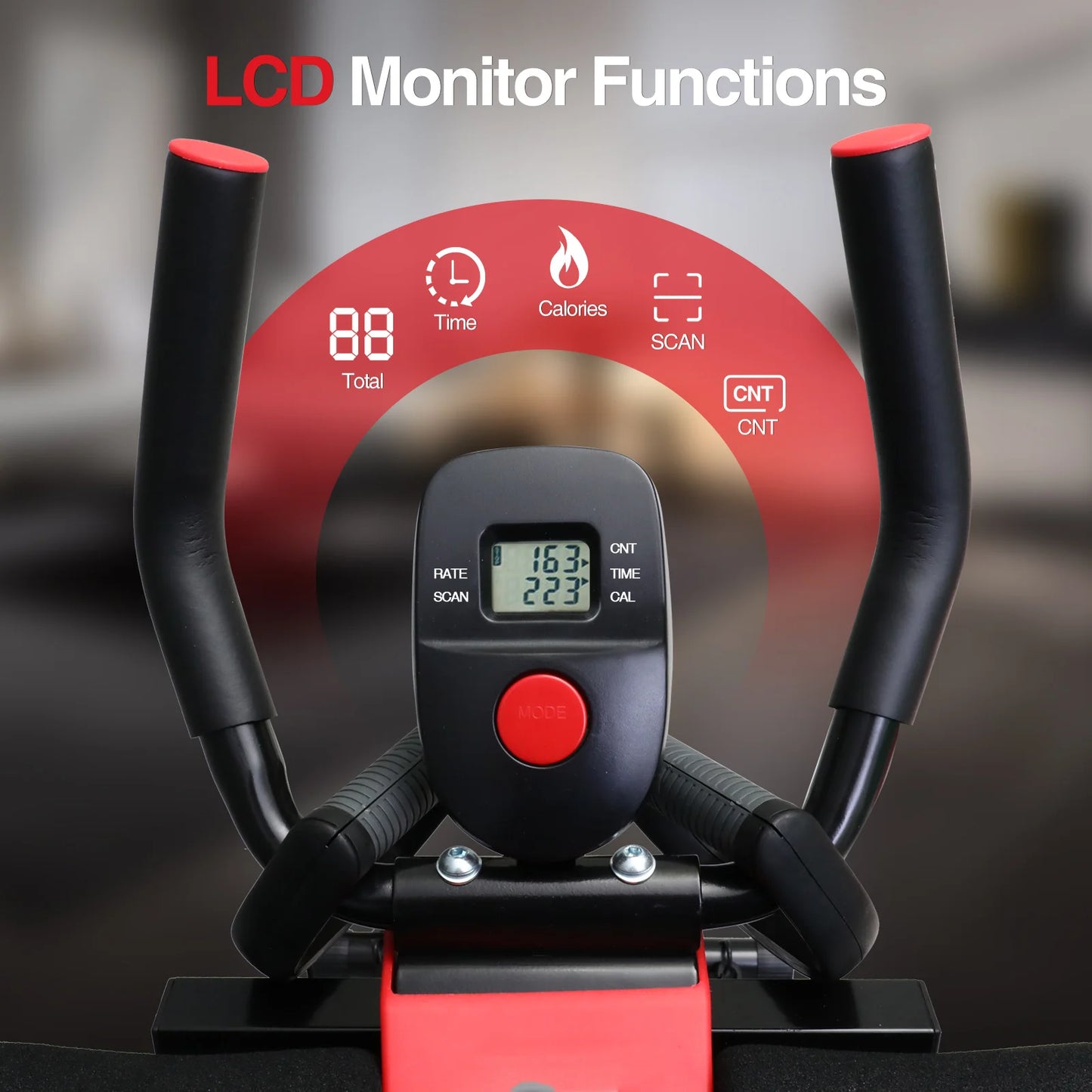 AB Machine Abdominal Trainer With Foldable LCD Display