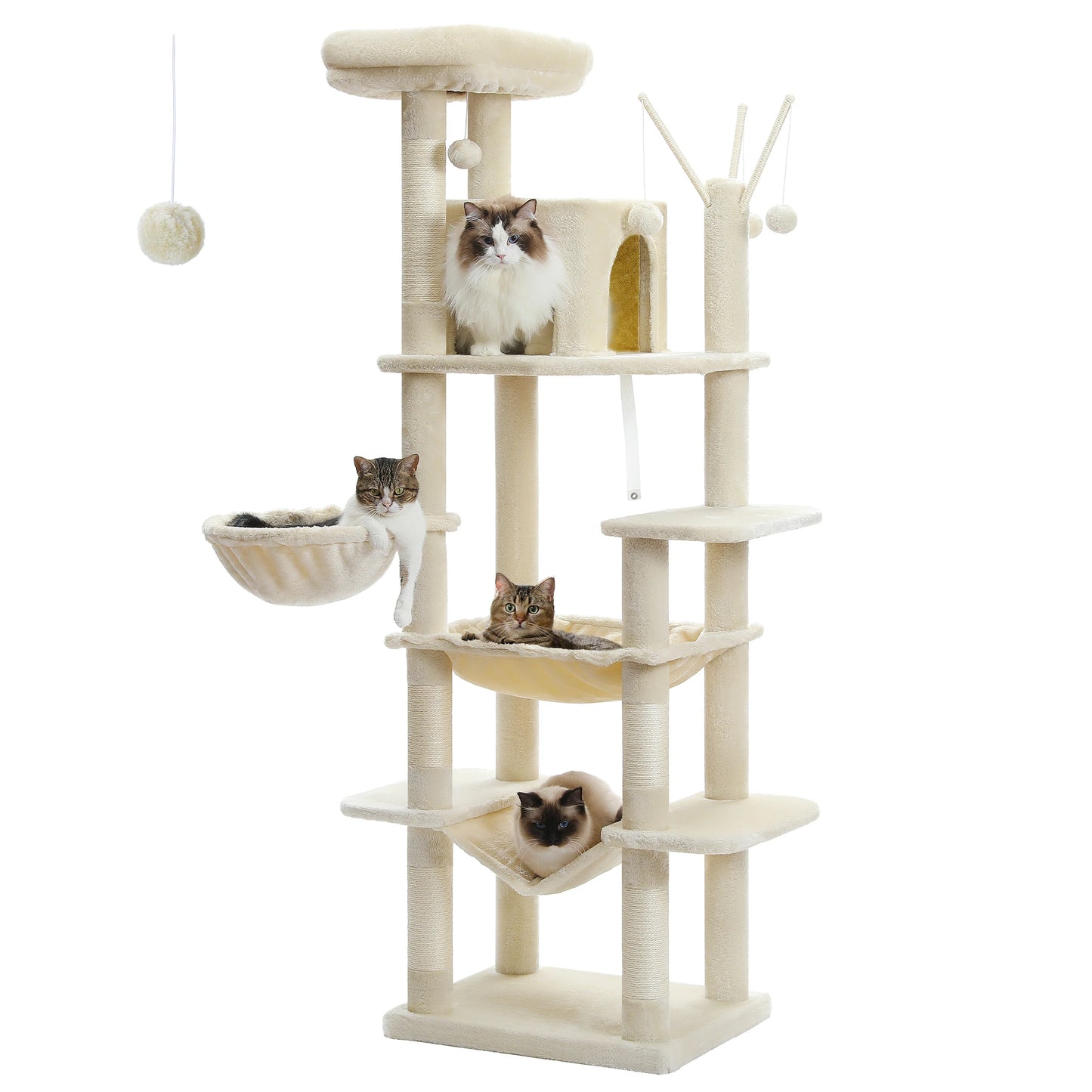 PAWZ Road Cat Tree Tower For Indoor Cats