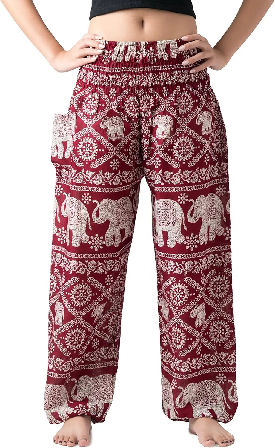 Harem Pants For Women Yoga Boho With Pockets Comfortable