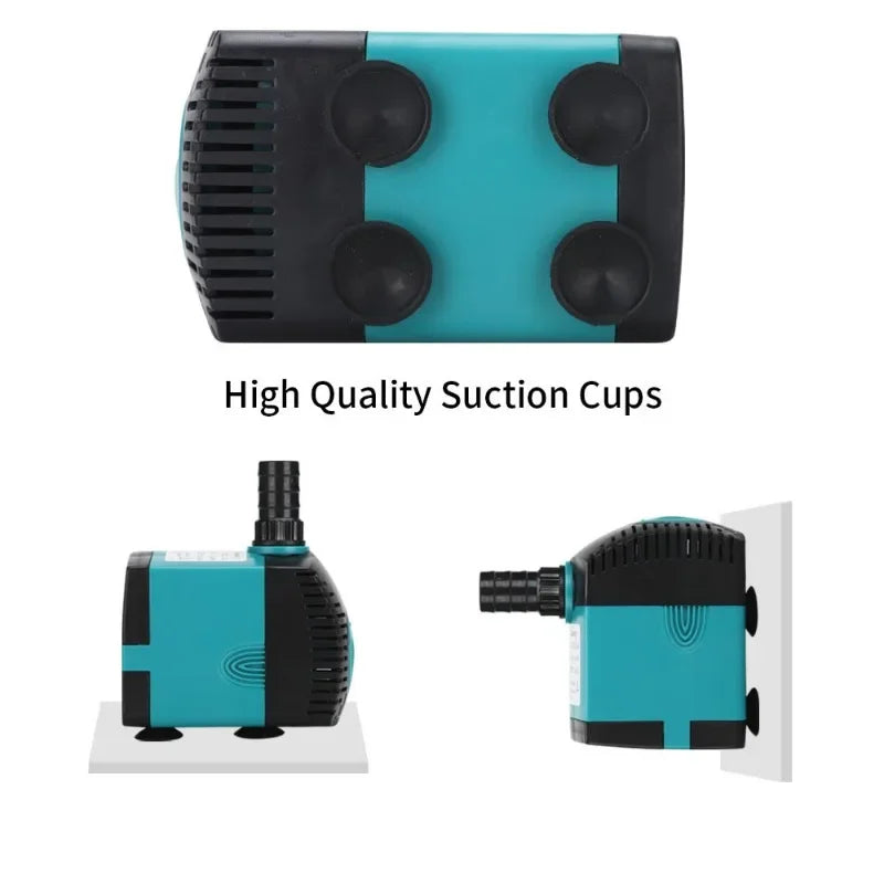 Ultra Quiet Submersible Fish Tank Water Pump 110-240V