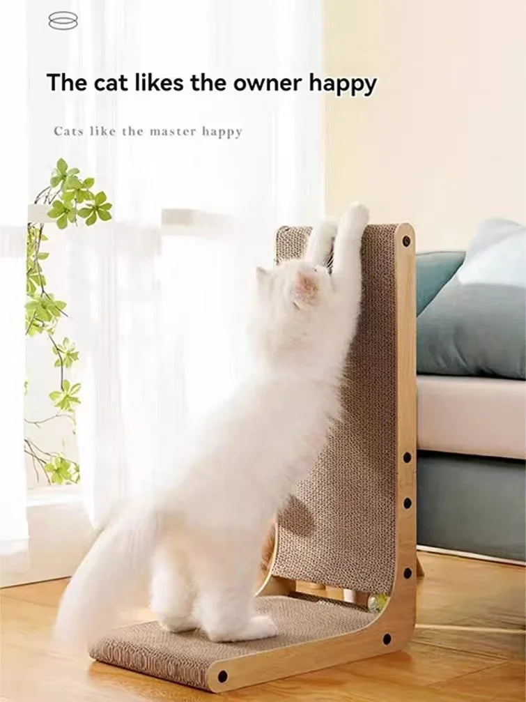 L Shape Cat Scratching Post Indoor Furniture Protector 2 Pack