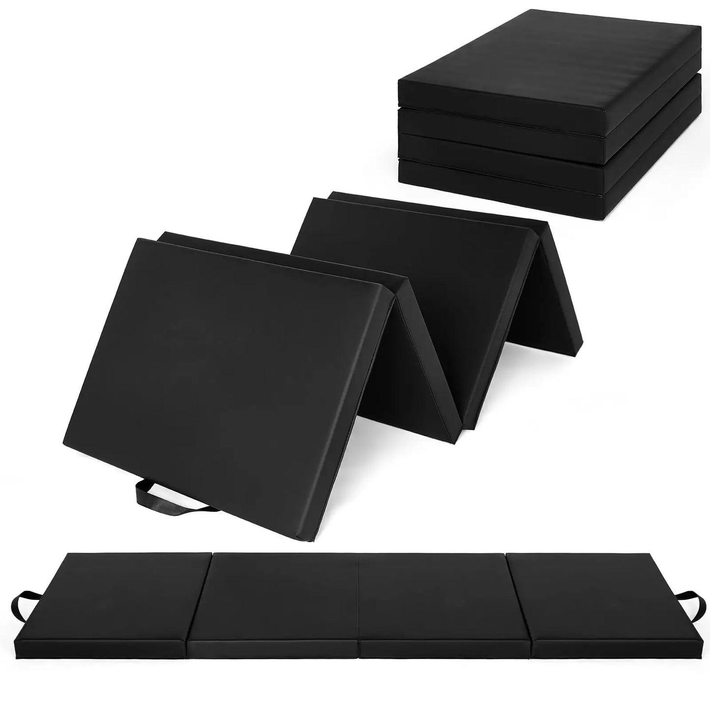 HiMISS Gymnastics Mat Foldable Tumbling Mats For Home Workouts