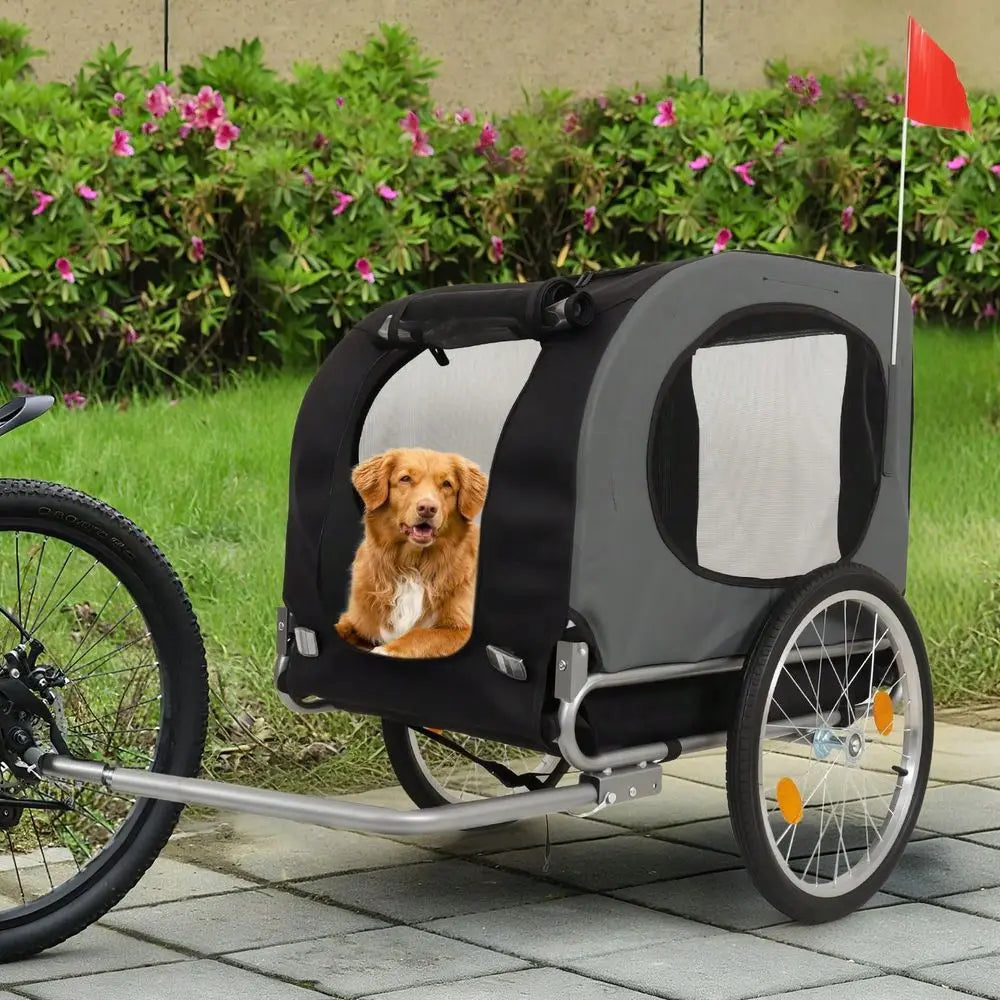 Dog Bike Trailer 2 in 1 Jogger Stroller Universal Hitch