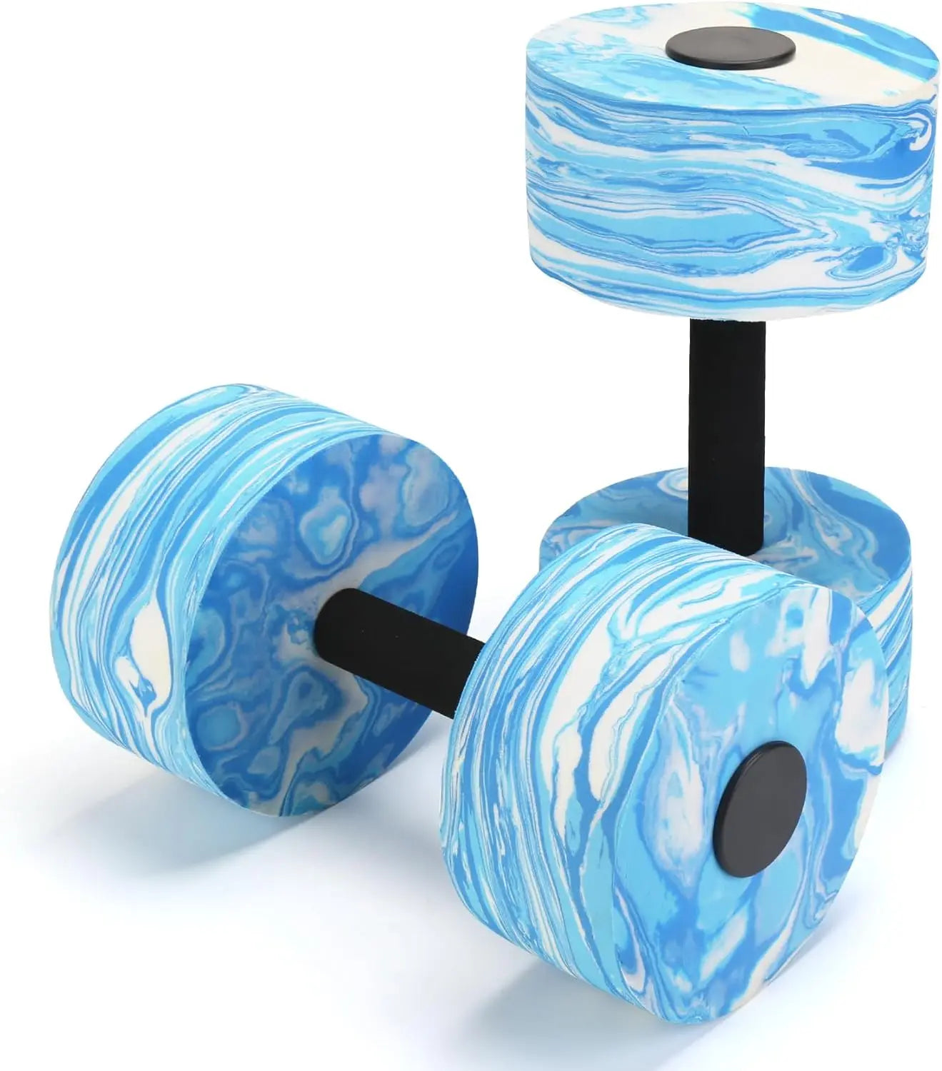 Aqua Foam Dumbbells for Water Aerobics and Pool Fitness