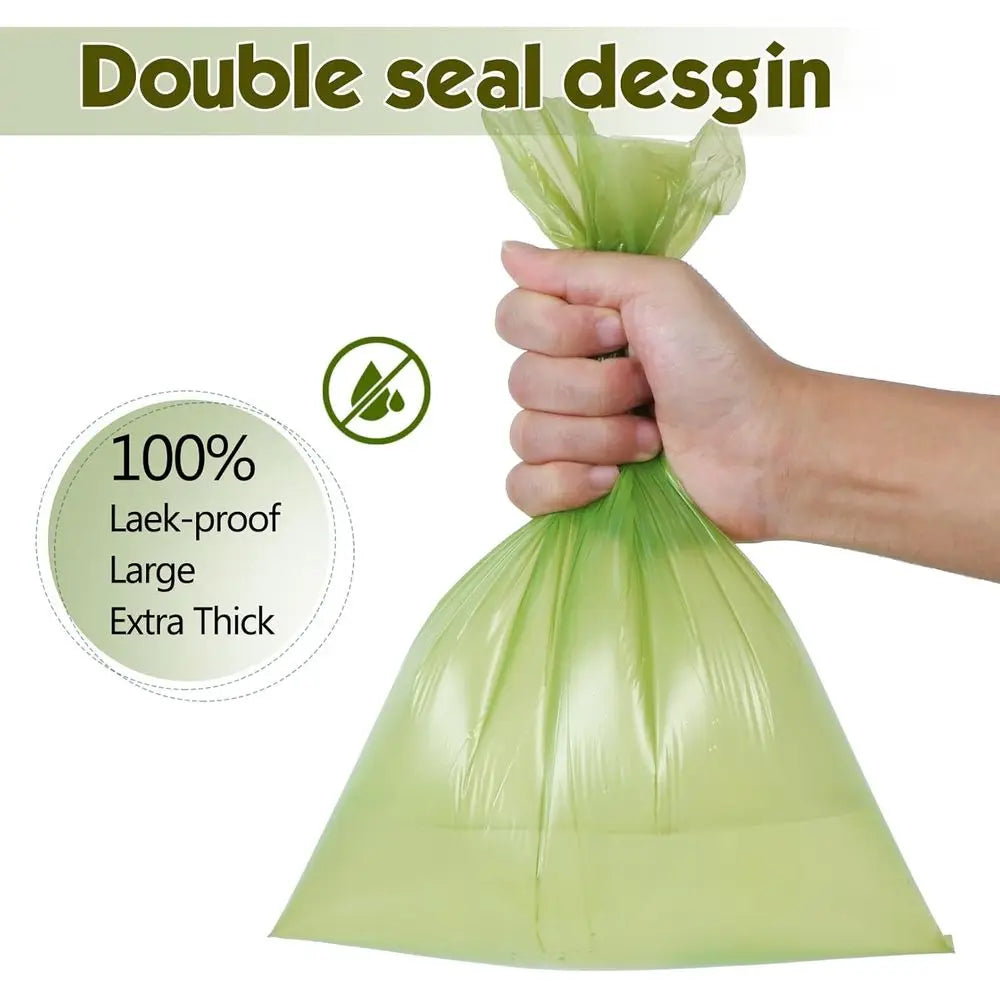 Unscented Dog Poop Bags 300 Count Leakproof 15 Rolls