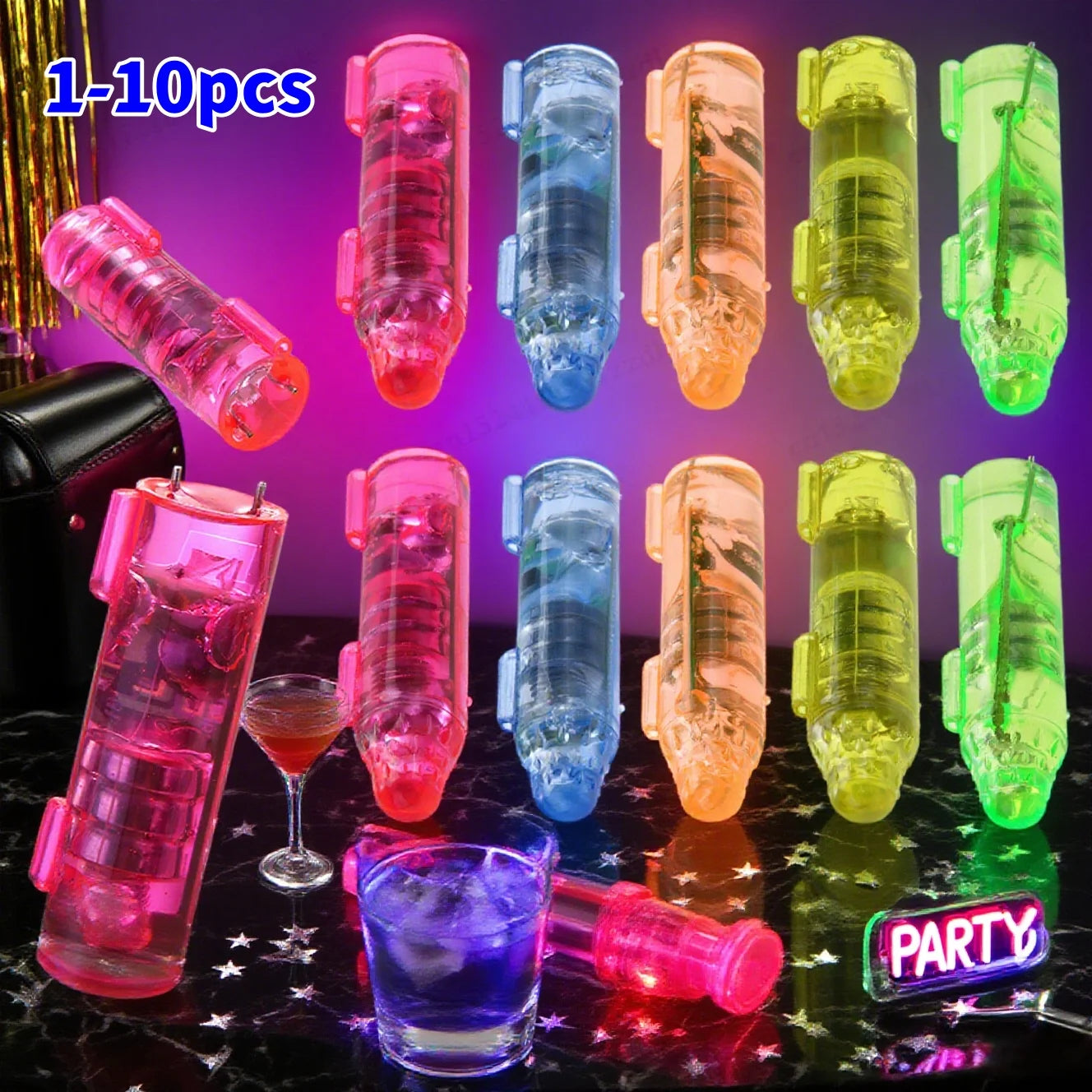 APWIKOGER Underwater Mini LED Flashing Lure Indicator Light