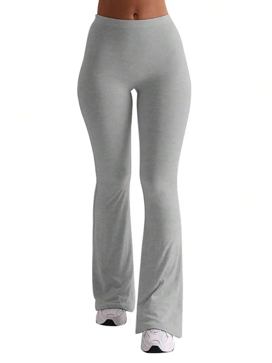 Women Flare Leggings High Waist Tummy Control Yoga Pants