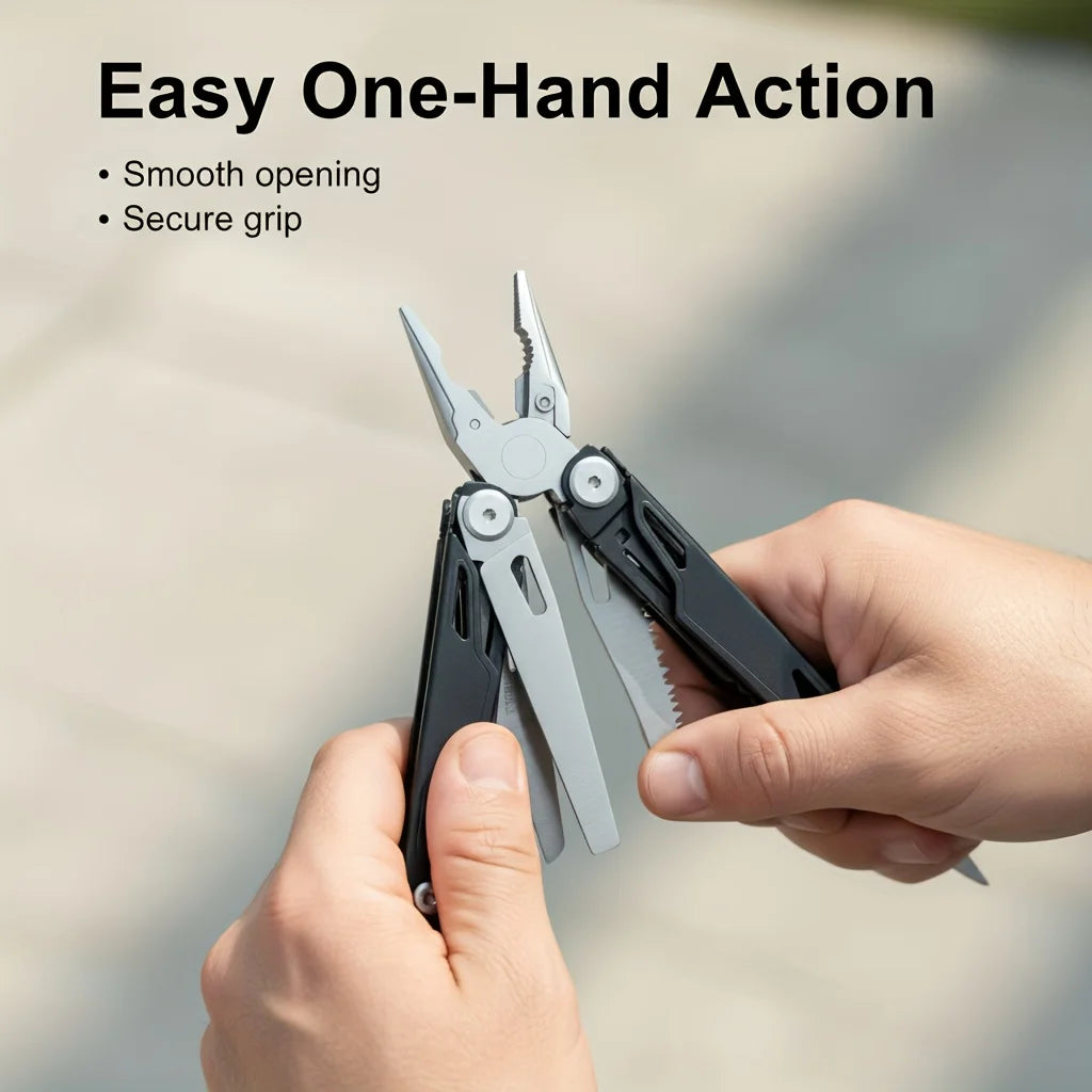 27 in 1 Multitool Pliers Stainless Steel Survival Tool
