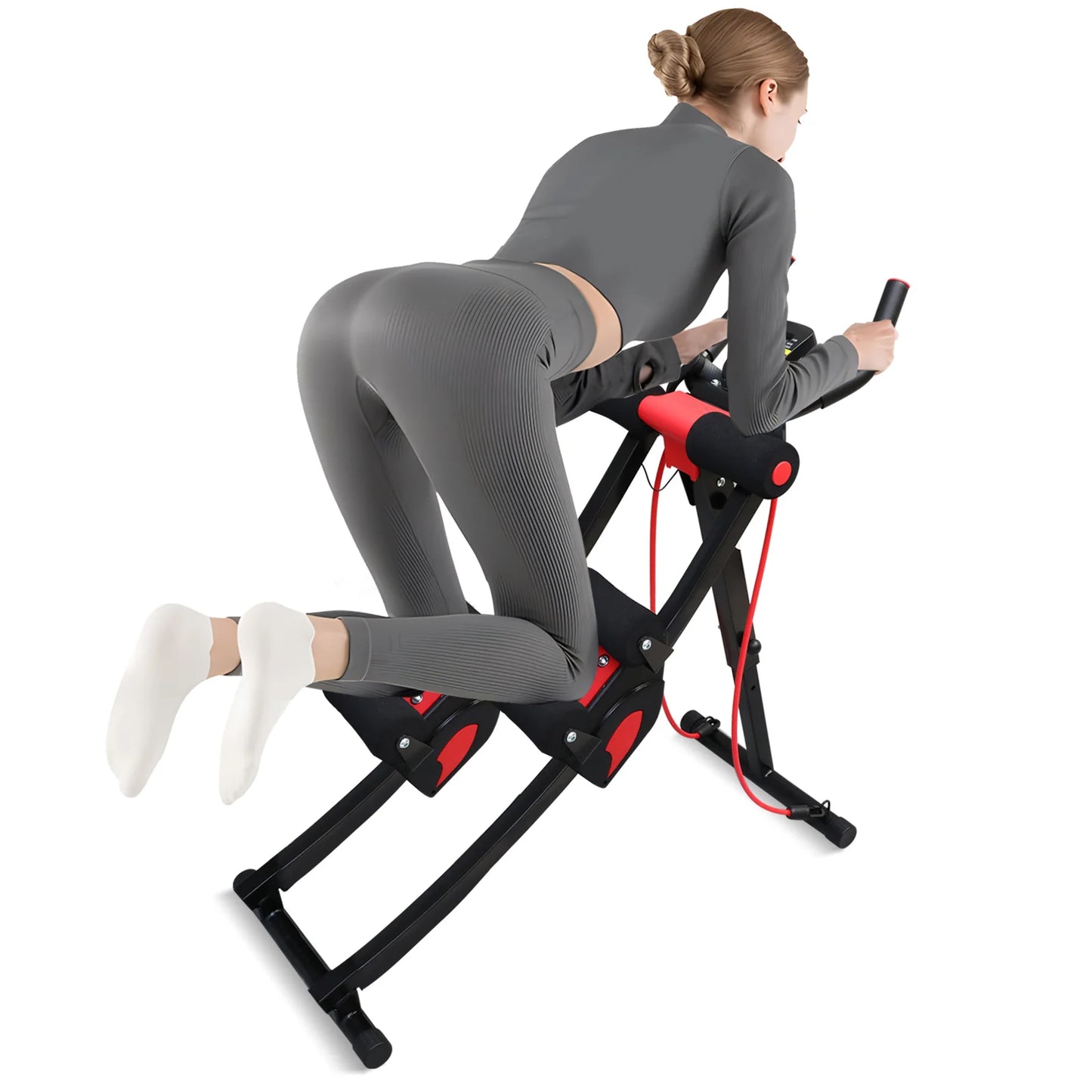AB Machine Abdominal Trainer With Foldable LCD Display
