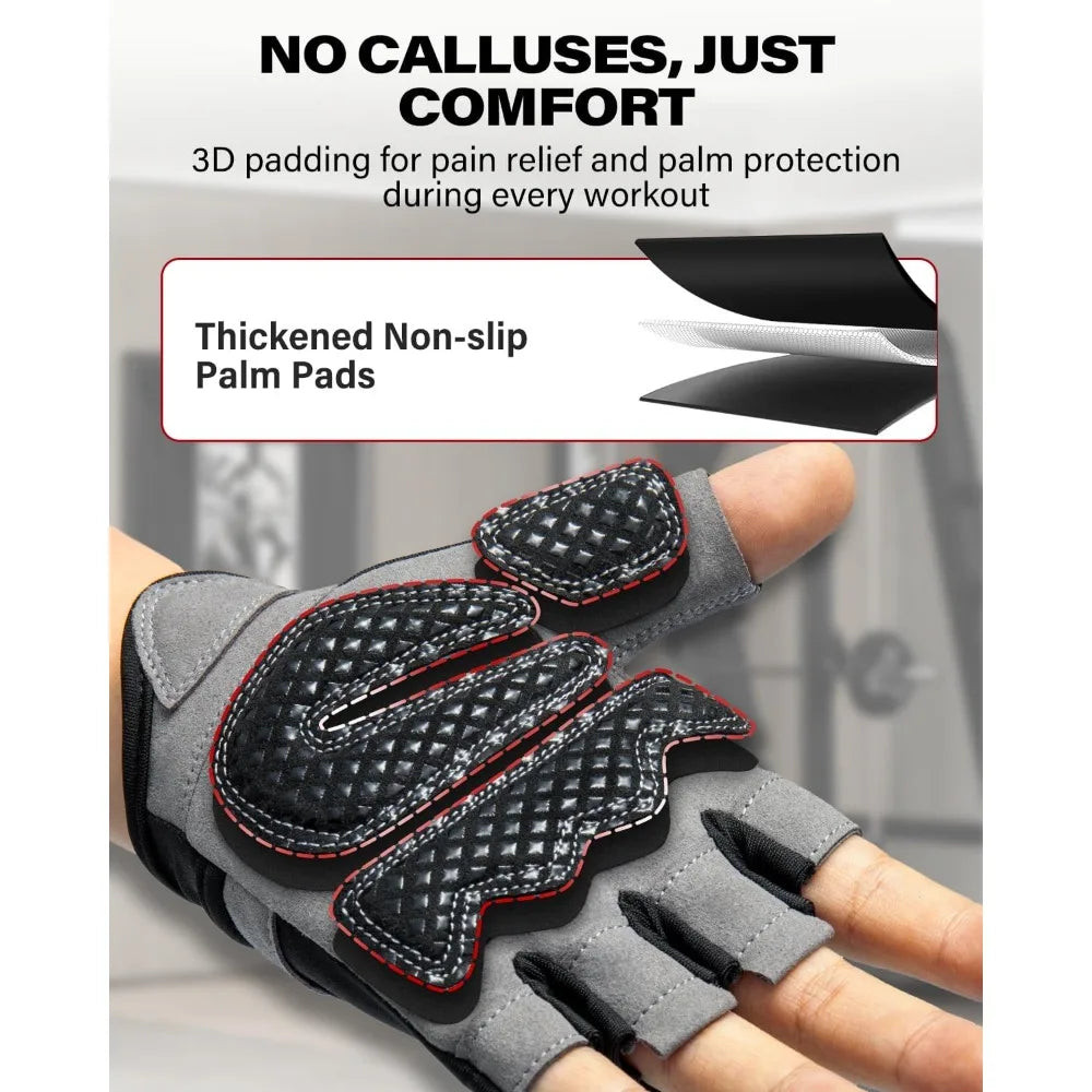 Premium Workout Gloves With Enhanced Grip And Wrist Support For Gym