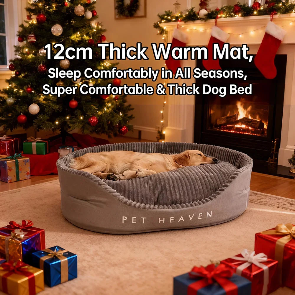 Large Dog Bed With Detachable Pad For Cats And Dogs