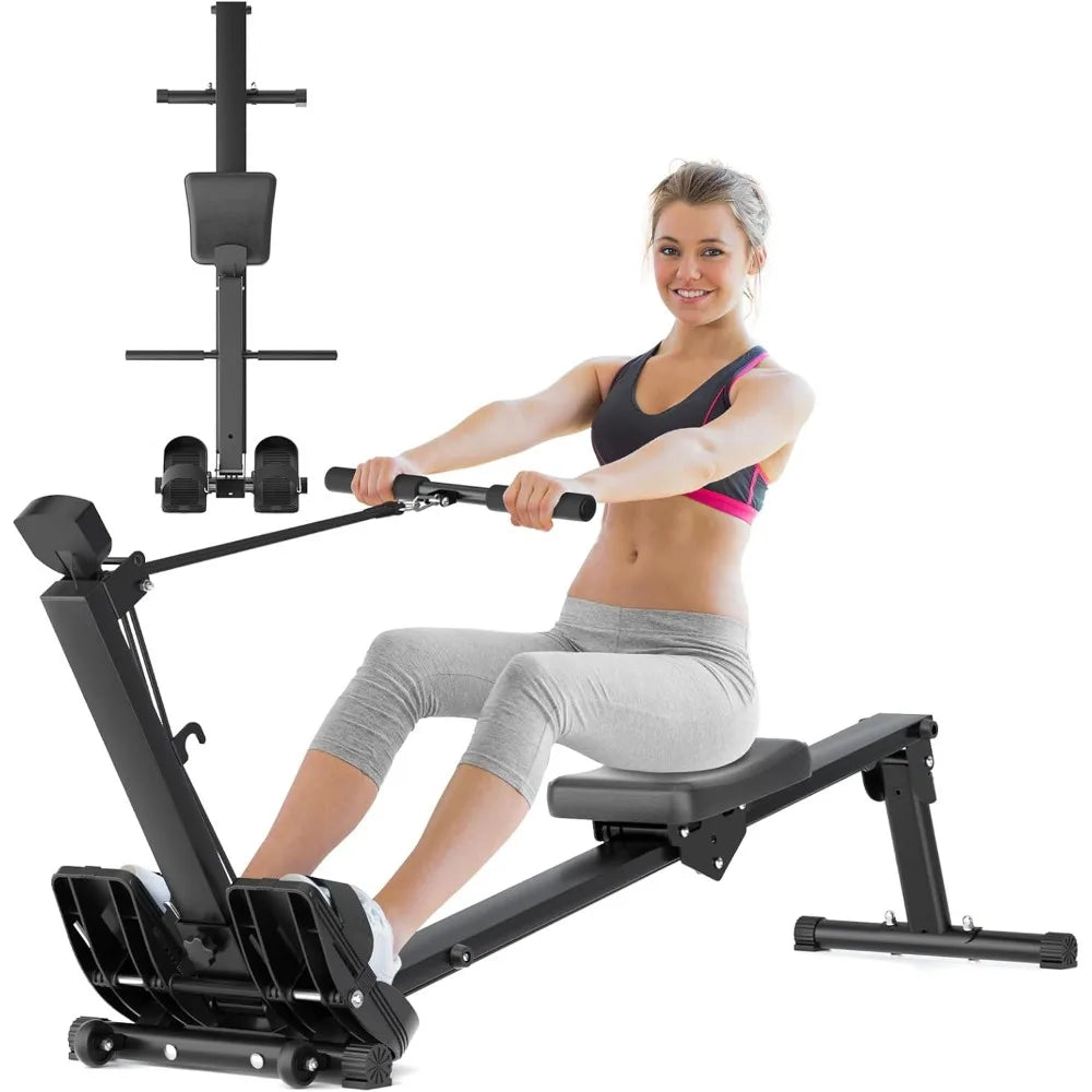 YTYIN Foldable Magnetic Rowing Machine For Home Fitness