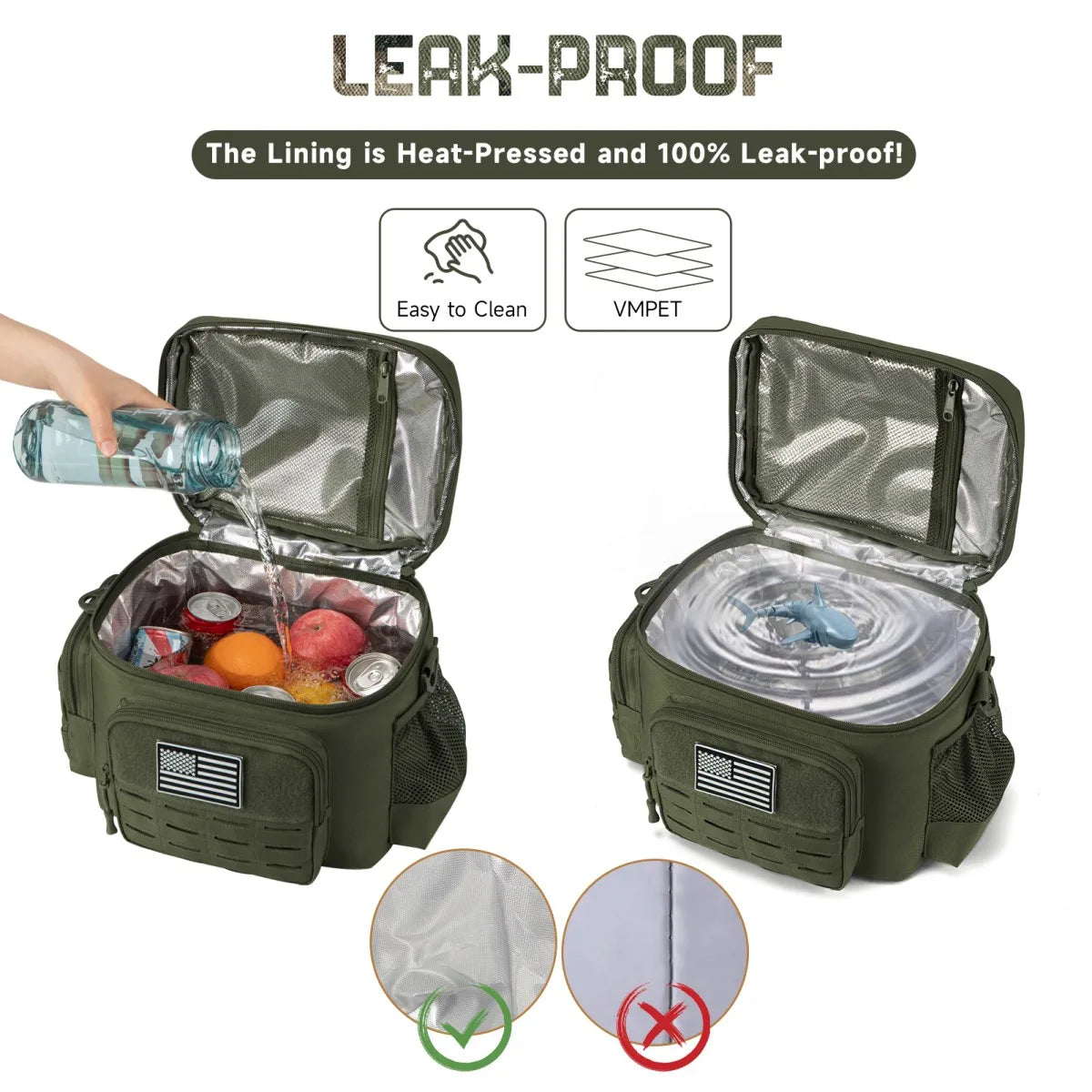 ReFire Gear Tactical Lunch Box Insulated Cooler Bag For Outdoors
